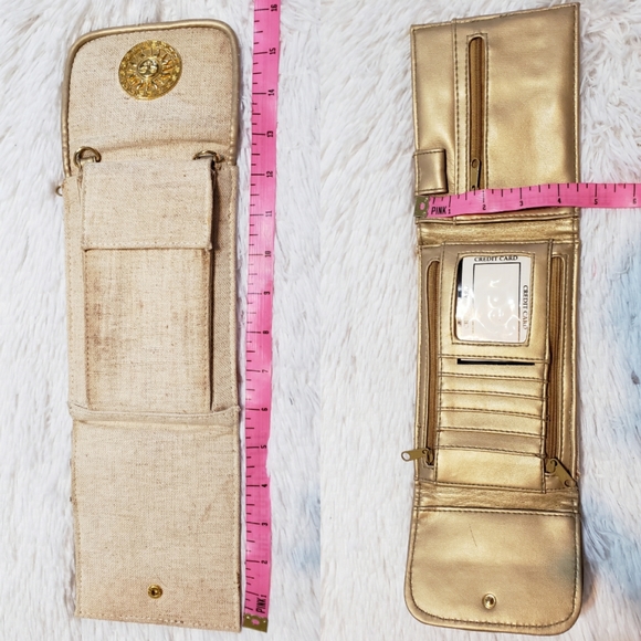 90’s Celestial Gold Chain Strap Mini Purse Vintage - Picture 3 of 9